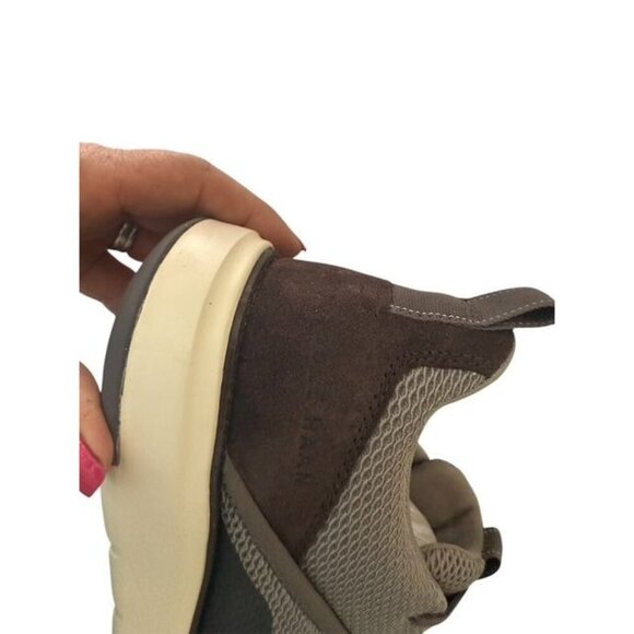 Cole Haan Mens Gray Mesh Brown Suede Zero Grand Atlantic Sneakers Sz 8.5 New - Picture 7 of 15